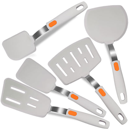 Silicone Spatula Set Turner 5-Pack Spatulas