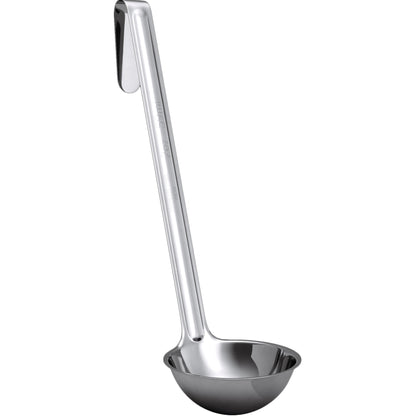Super Sturdy, Ergonomic 1 Oz. Soup Ladle 3 Pk. Stainless Steel Ladles with Long Handles. Best Kitchen Accessories for Stirring, Portioning and Serving Soups, Chili and Stew in Restaurants and at Home