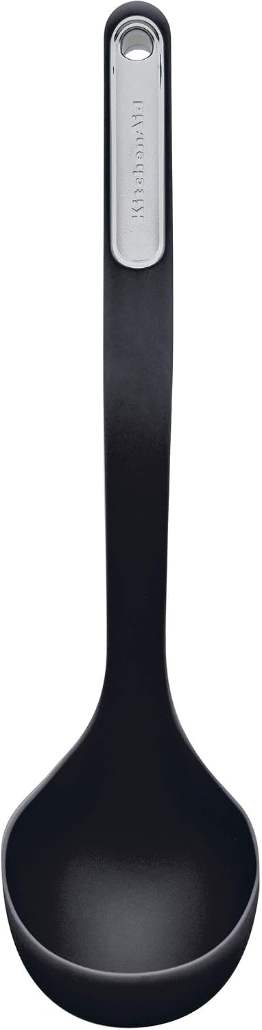 KitchenAid Silicone Ladle, Black