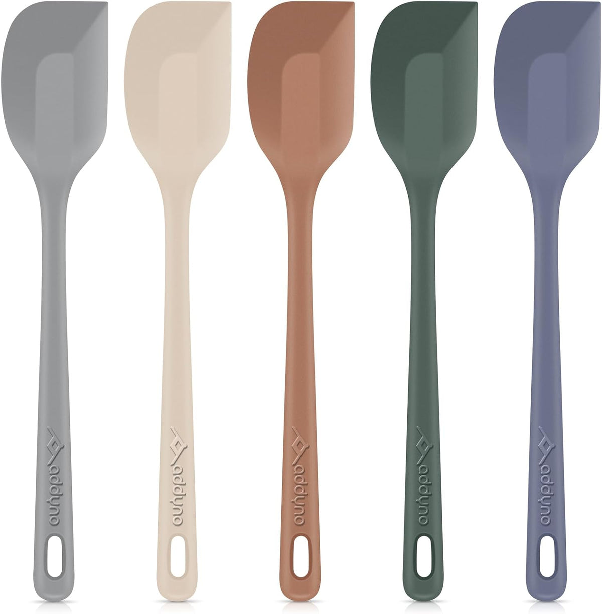 5-Piece Silicone Spatula Set, 11.5-Inch Long Spatulas