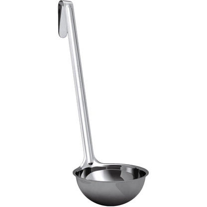 Super Sturdy, Ergonomic 4 Oz. Soup Ladle 3 Pk. Stainless Steel Ladles with Long Handles. Best Kitchen Accessories for Stirring, Portioning and Serving Soups, Chili and Stew in Restaurants and at Home