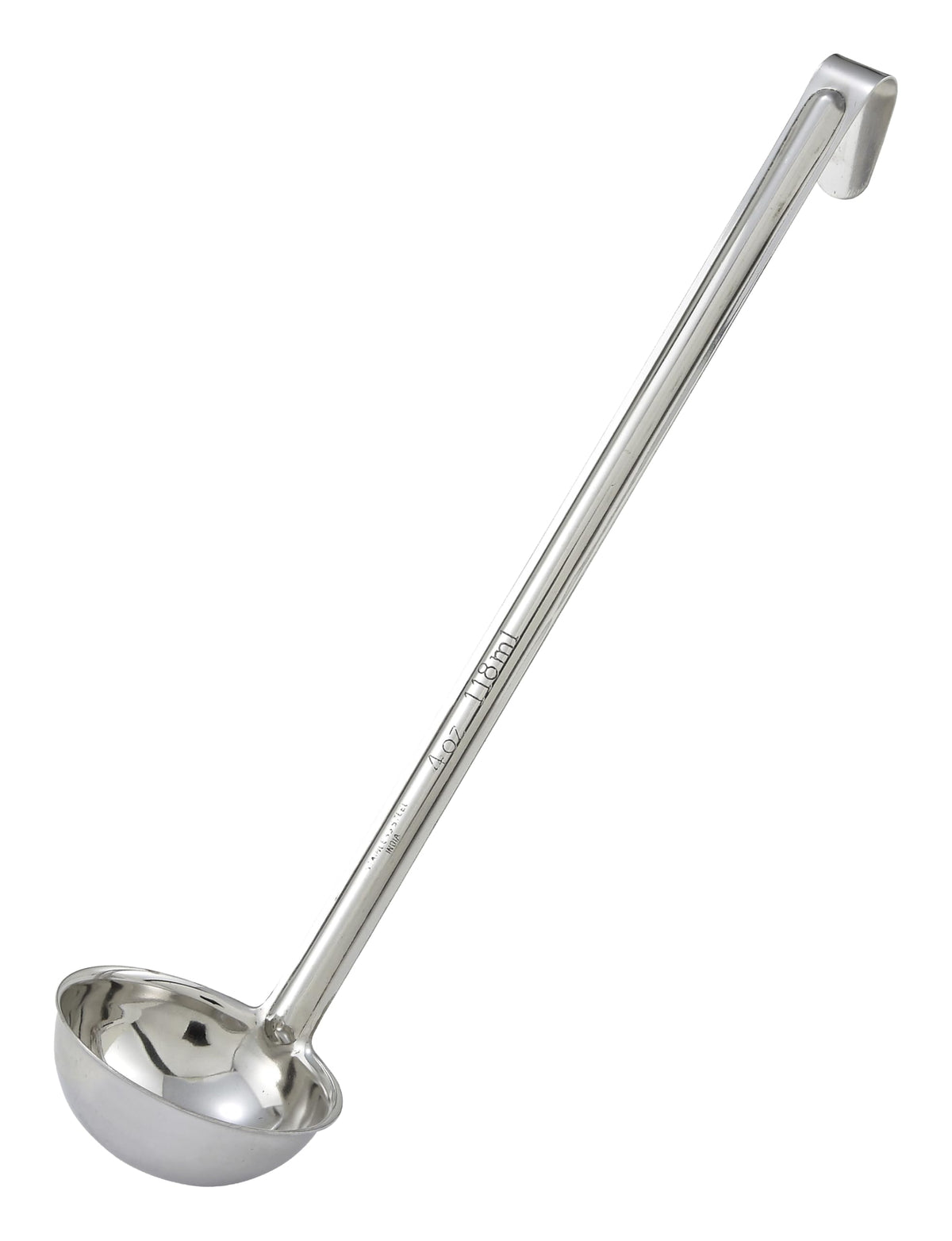 Winco 5 oz One-Piece Stainless Steel Ladle