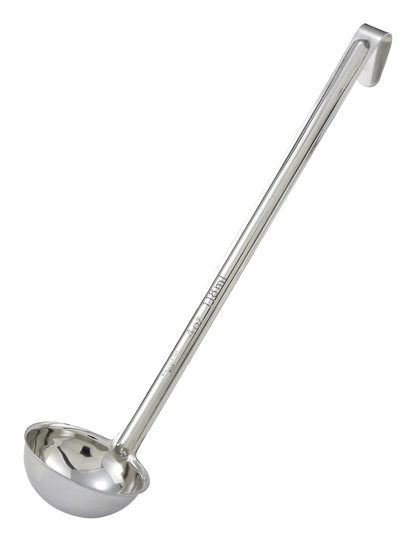 Winco 2 oz One Piece Steel One-Piece Ladle