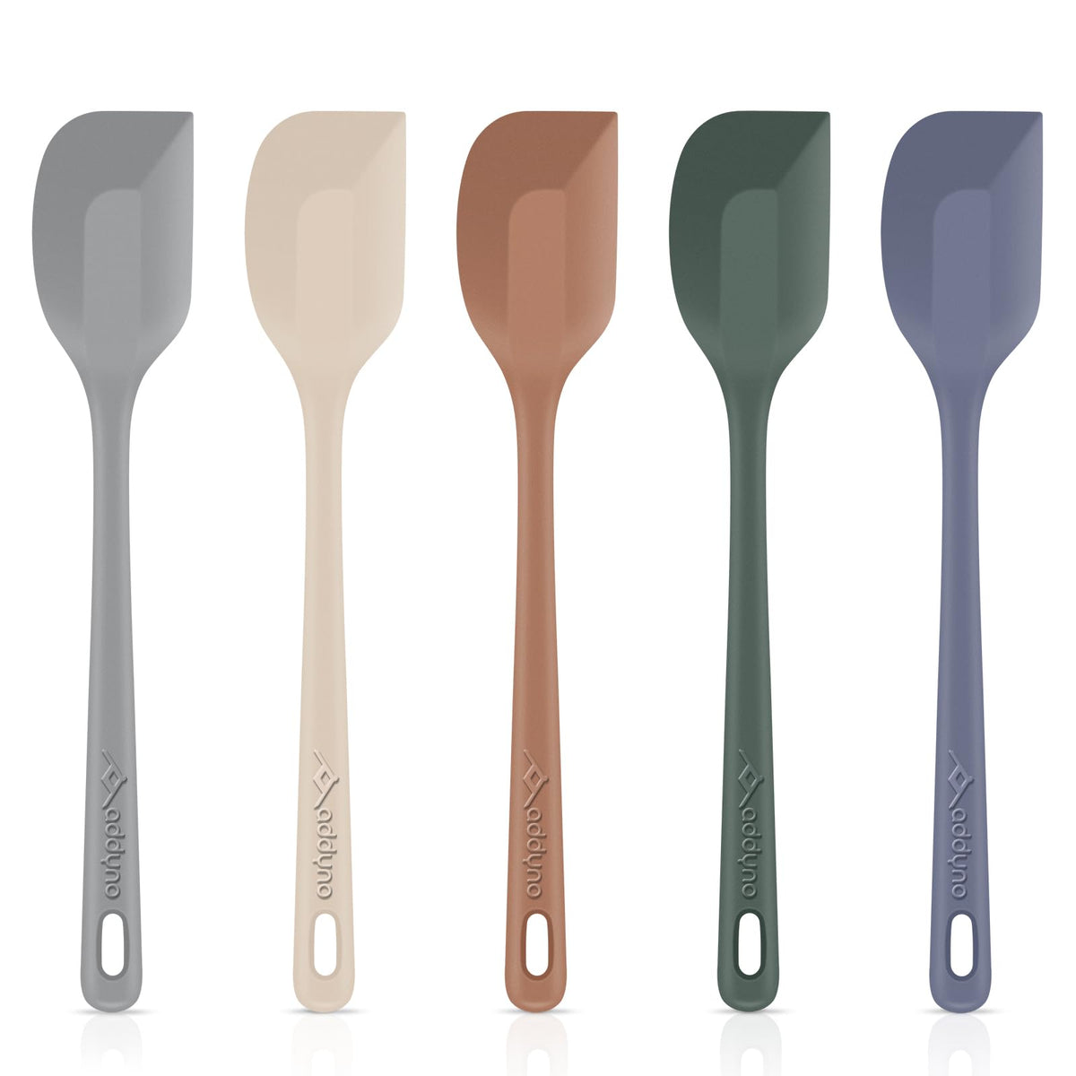 5-Piece Silicone Spatula Set, 8.8-Inch Compact Silicone Spatulas