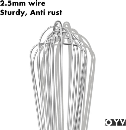 OYV 18/10 Stainless Steel Large Whisk, 17-Inch Heavy-Duty Kitchen Whisk