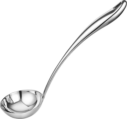 KEAWELL Premium Sophia 12.5-Inch 18/10 Stainless Steel Soup Ladle