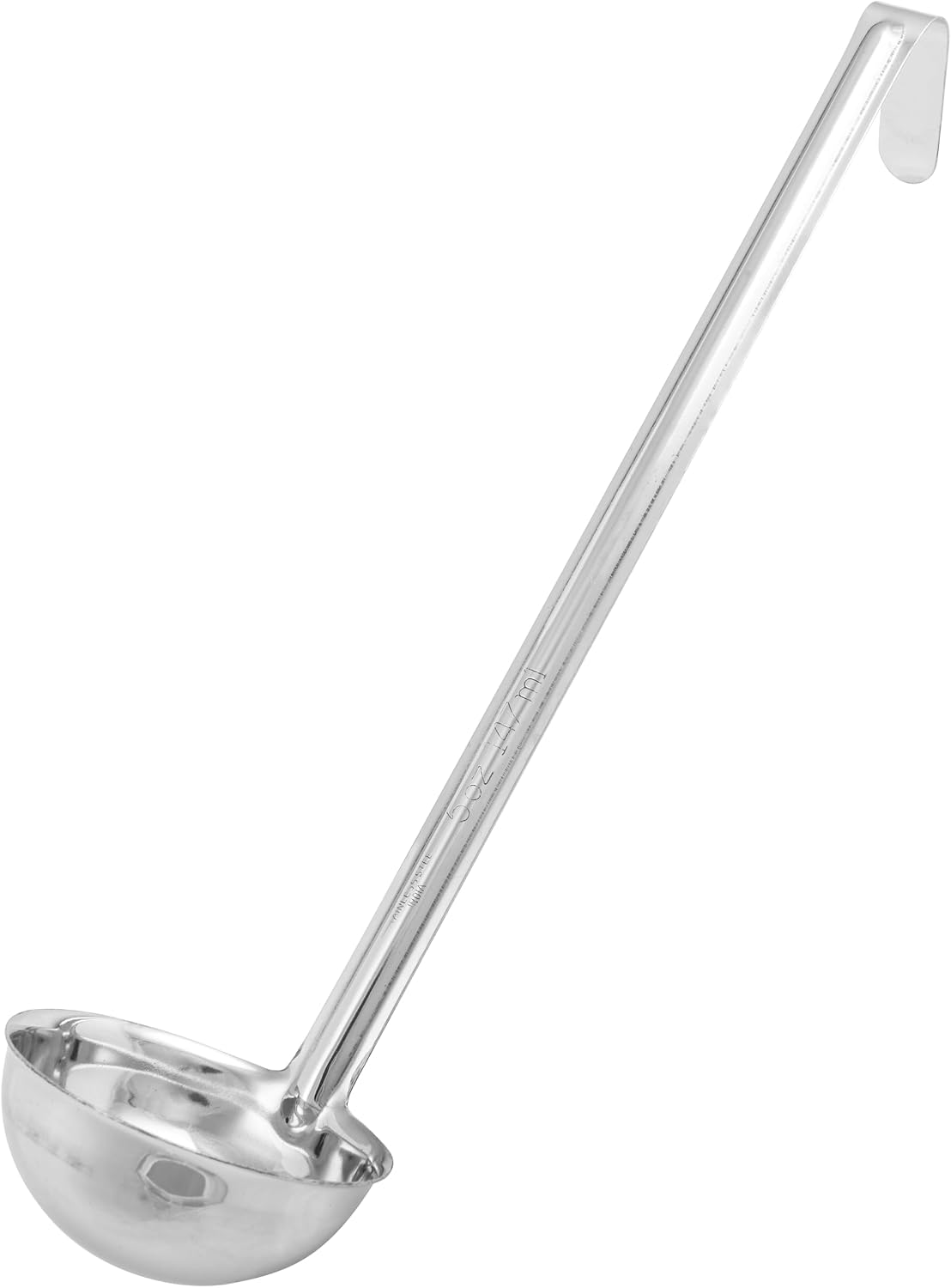 Winco 5 oz One-Piece Stainless Steel Ladle