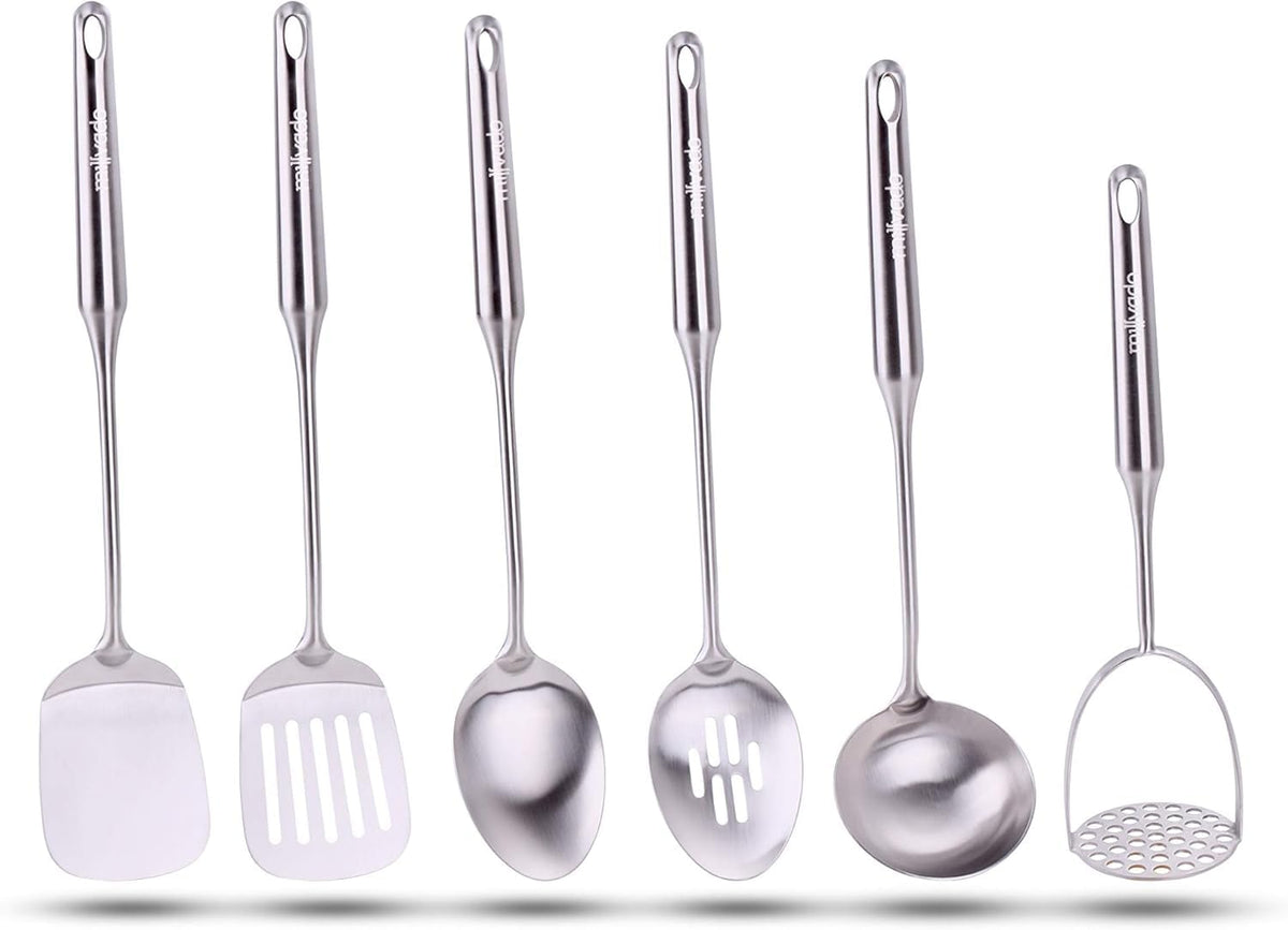 Millvado Soup Ladle Stainless Steel, Serving & Cooking - 15 In. Utensil
