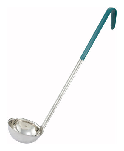 Winco 2 oz One Piece Steel One-Piece Ladle