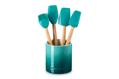 Le Creuset Silicone Signature Spatula Spoon, Sea Salt