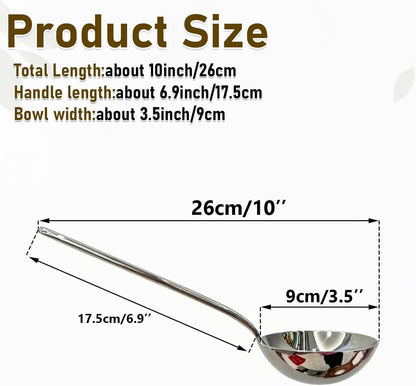 10 Inch 18/10 Stainless Steel Serving Ladle