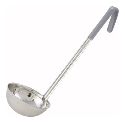 Winco 2 oz One Piece Steel One-Piece Ladle