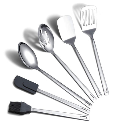 Stainless Steel Ladle, Berglander Soup Ladle, Cooking Ladle, Kitchen Ladle, Metal Soup Spoon For Cooking Non-Stick And Heat Resistant, Dishwasher Safe, Easy to Clean