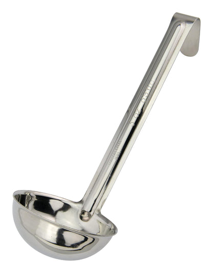 Winco 2 oz One Piece Steel One-Piece Ladle