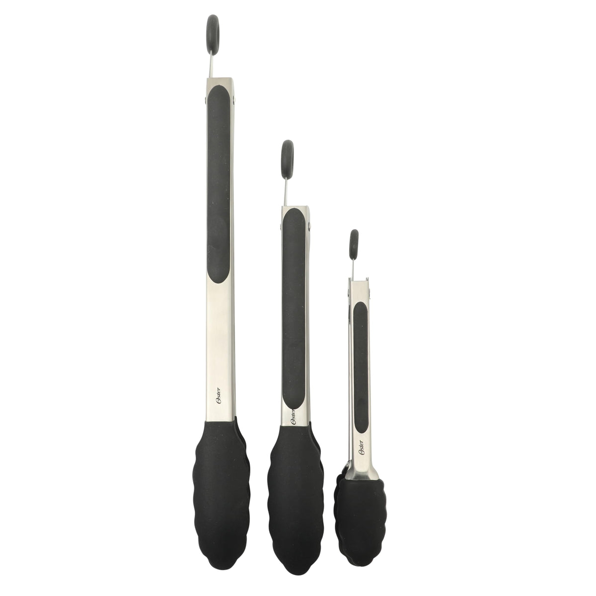 Oster Chadswyck 13” Cooking Ladle, Heat Resistant Silicone Head, Stainless Steel Handle, Safe for Nonstick Cookware, Dishwasher Safe