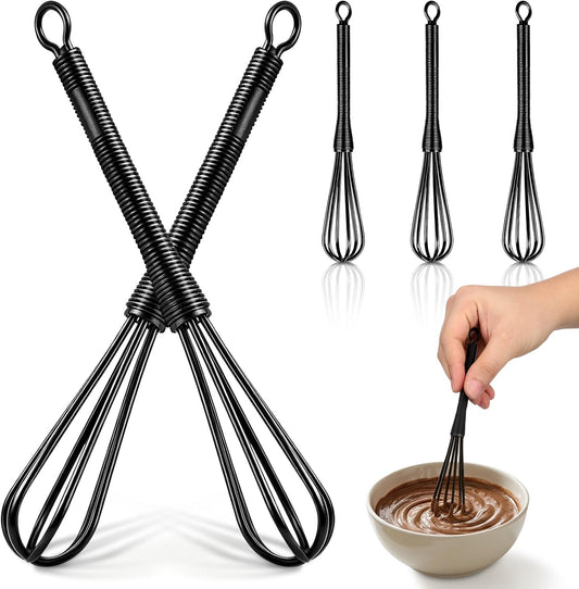 Small Plastic Whisks 5pcs Mini Whisk for Hair Dye Color Mixing Hairdressing