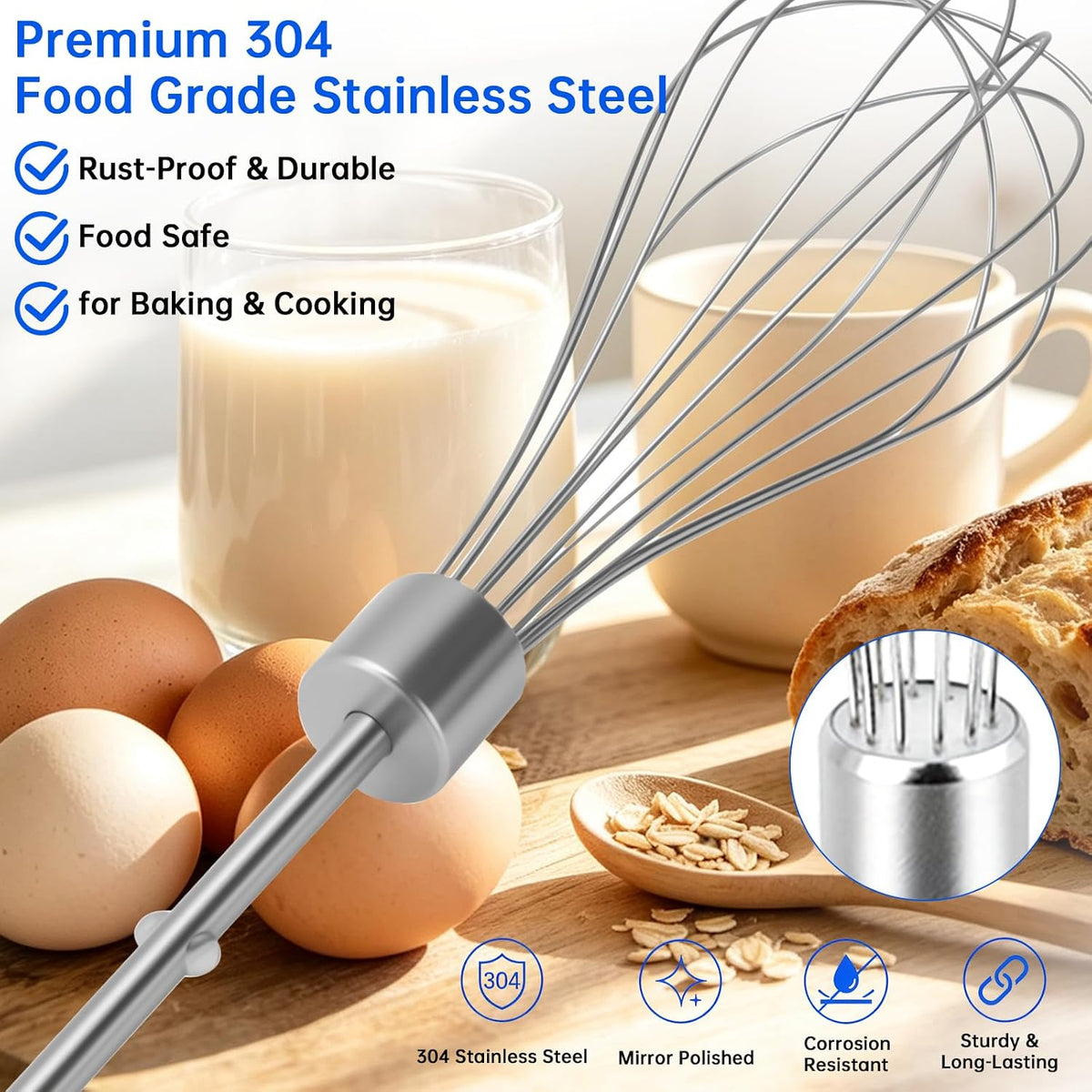 Hand Mixer Beaters Whisk Attachments for Hamilton Beach & KitchenAid