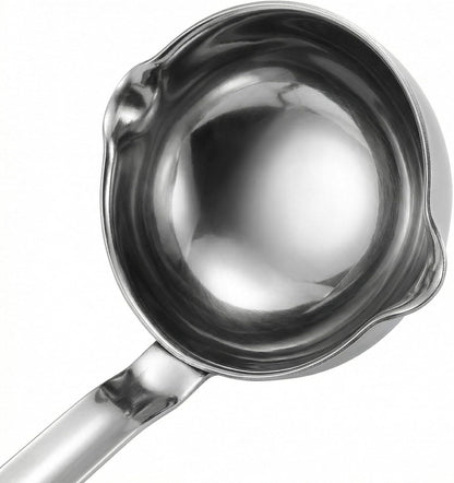 Fox Run Farm To Table Stainless Steel Canning Ladle, 13.8" Metal Soup Ladle