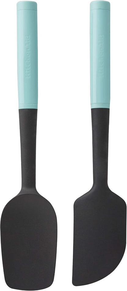 KitchenAid Universal Spatula Set, 2-Piece, Aqua Sky
