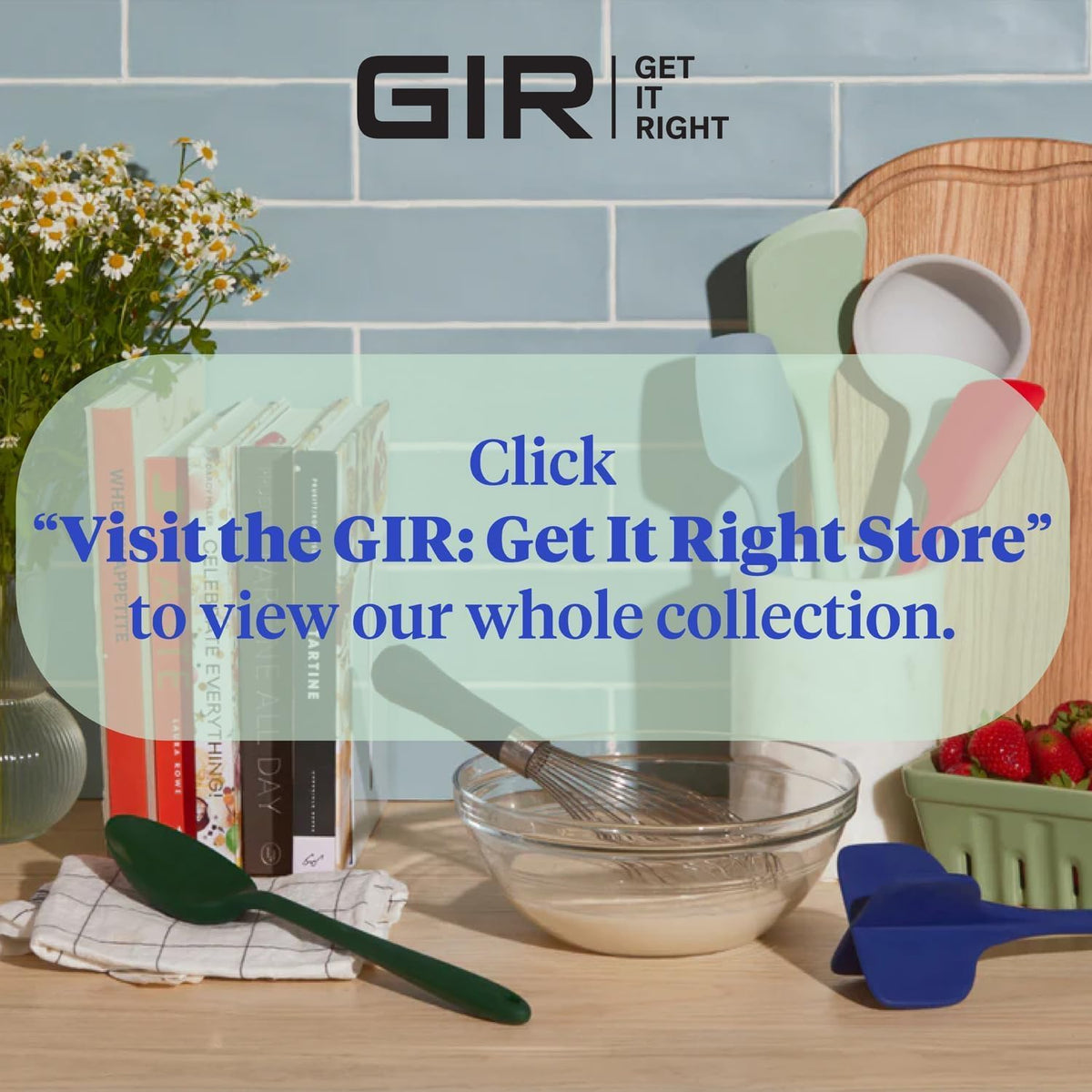 GIR: 3-Piece Silicone Ultimate Kitchen Utensils Set – Mint