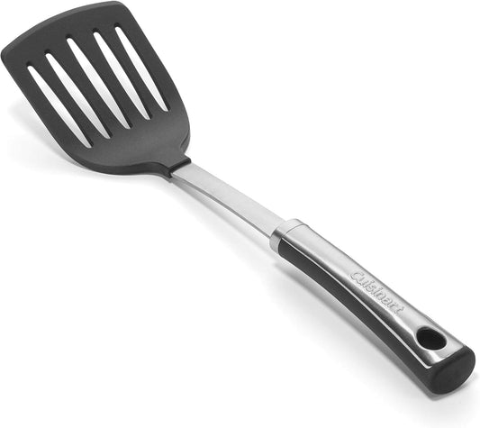 Cuisinart CTG-21-LT Slotted Turner, One Size, Black and Stainless Steel