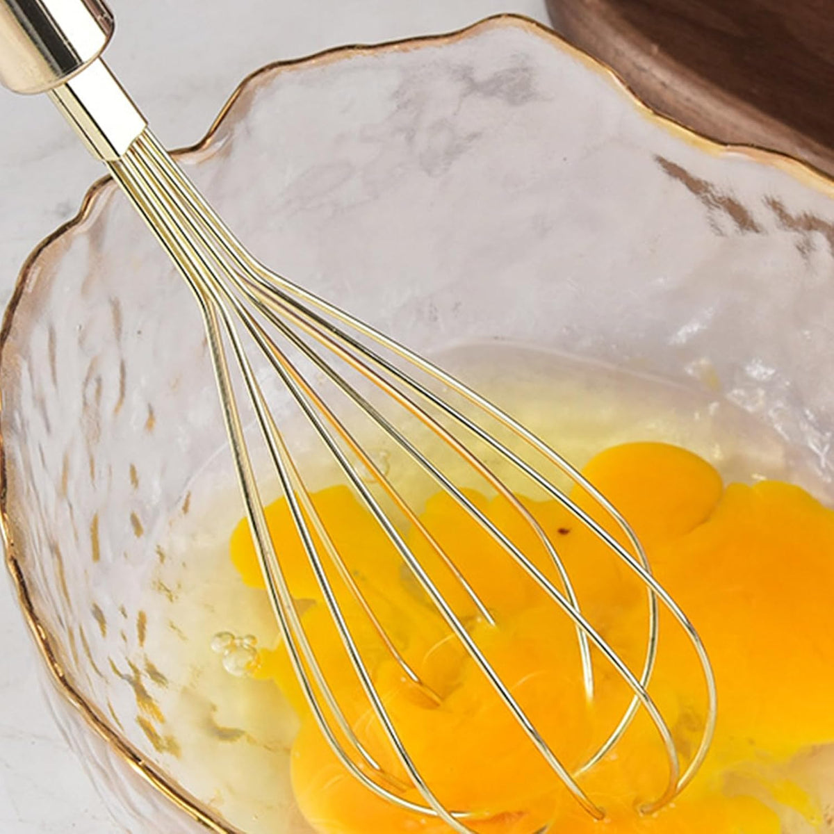 Egg Beater Gold Beater Stainless Steel Hand Whisk Mixer Tool Kitchen Whisks