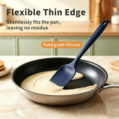 Silicone Cooking Utensils Set 2PCS, Non-Stick Kitchen Spatula Set