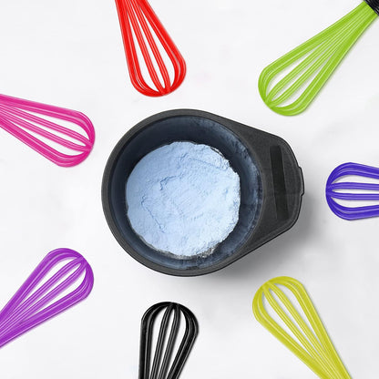 12 Pcs Hair Color Mini Whisk for Hair Dye Color Mixing Plastic Mixer Set