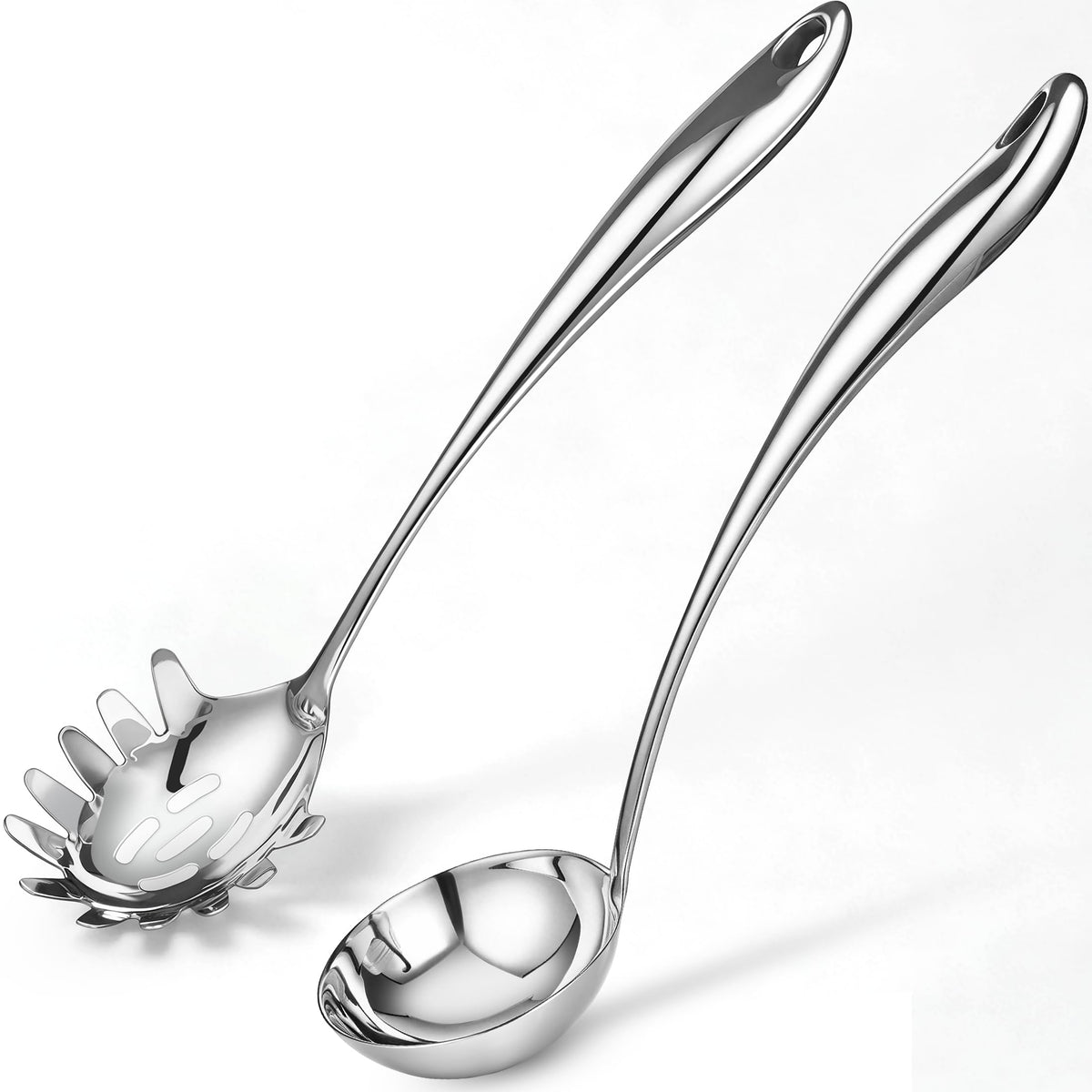 KEAWELL Premium Sophia 12.5-Inch 18/10 Stainless Steel Soup Ladle