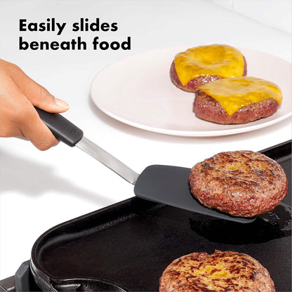 OXO Good Grips Small Silicone Flexible Turner - Black