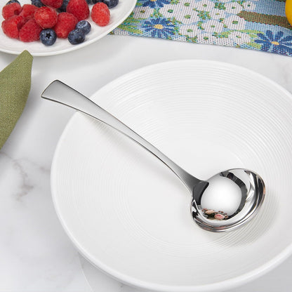 KEAWELL Austin 2-Piece 7.6-Inch 18/10 Stainless Steel Gravy Ladle Set (2)