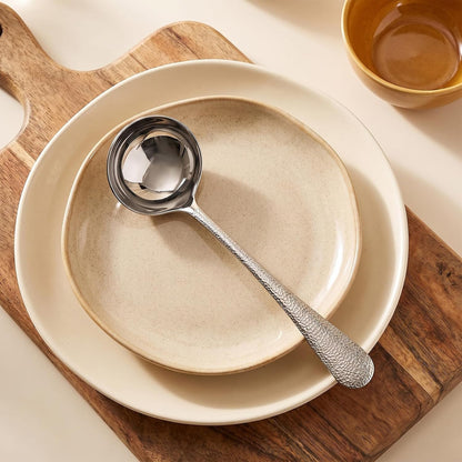 Serving Ladle, 8 Inch Small Ladle for Serving, 18/10 Stainless Steel