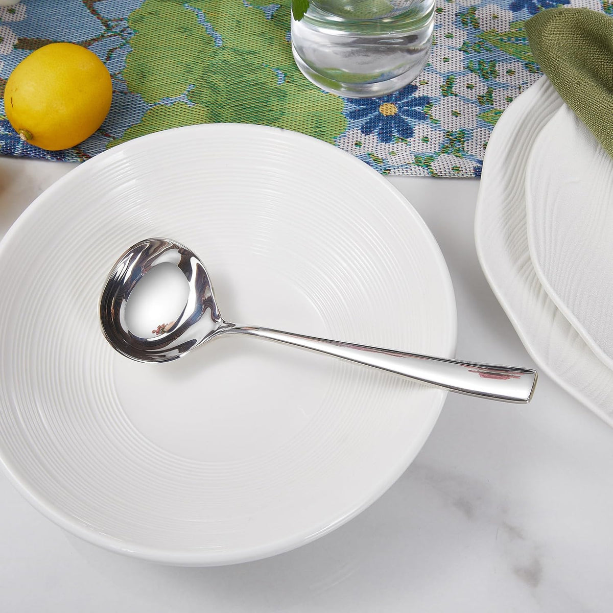 KEAWELL Louis 7.5-Inch 18/10 Stainless Steel Gravy Ladle (1)