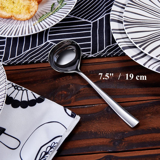 KEAWELL Louis 7.5-Inch 18/10 Stainless Steel Gravy Ladle (1)