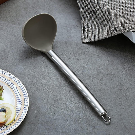 Berglander Non-stick Silicone Soup Ladle, Dishwasher Safe, Easy to Clean