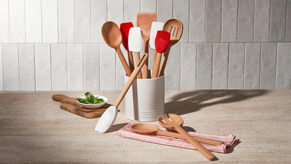 Le Creuset Silicone Signature Spatula Spoon, Sea Salt