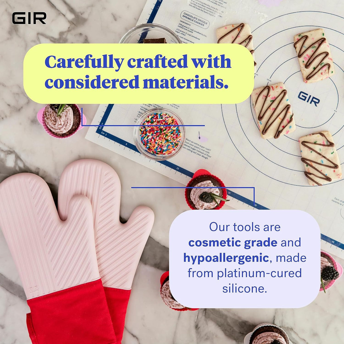 GIR: 3-Piece Silicone Ultimate Kitchen Utensils Set – Mint