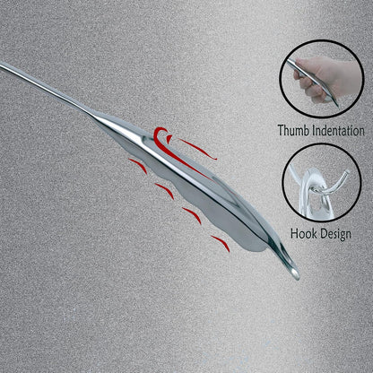 High Grade Soup Ladle, Cooking Ladle for Soup, Heat-proof Design of Hollow Handle, Gift for Family（4ouce/13.5 Inch)